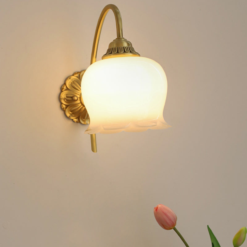 Resin Shade Wall Lights Modern Style Wall Mounted Sconce for Bedroom