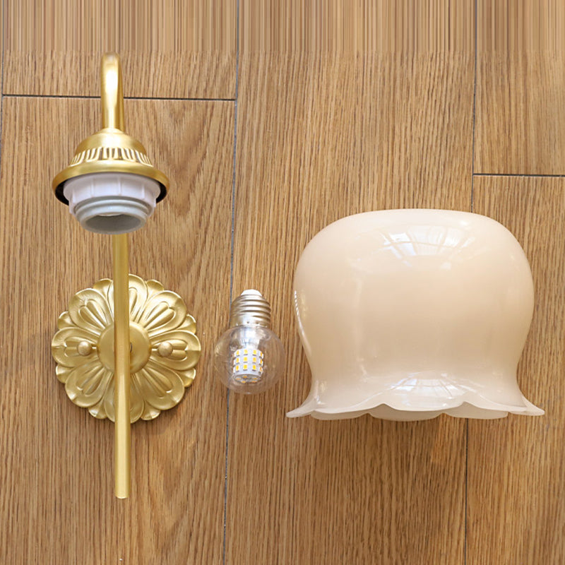 Resin Shade Wall Lights Modern Style Wall Mounted Sconce for Bedroom