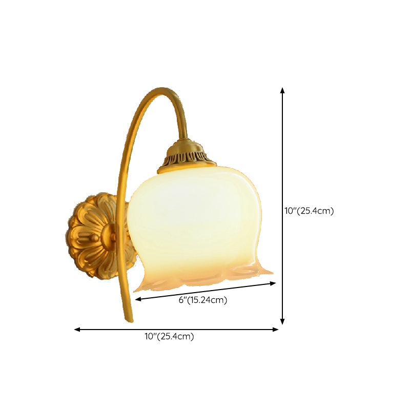 Resin Shade Wall Lights Modern Style Wall Mounted Sconce for Bedroom