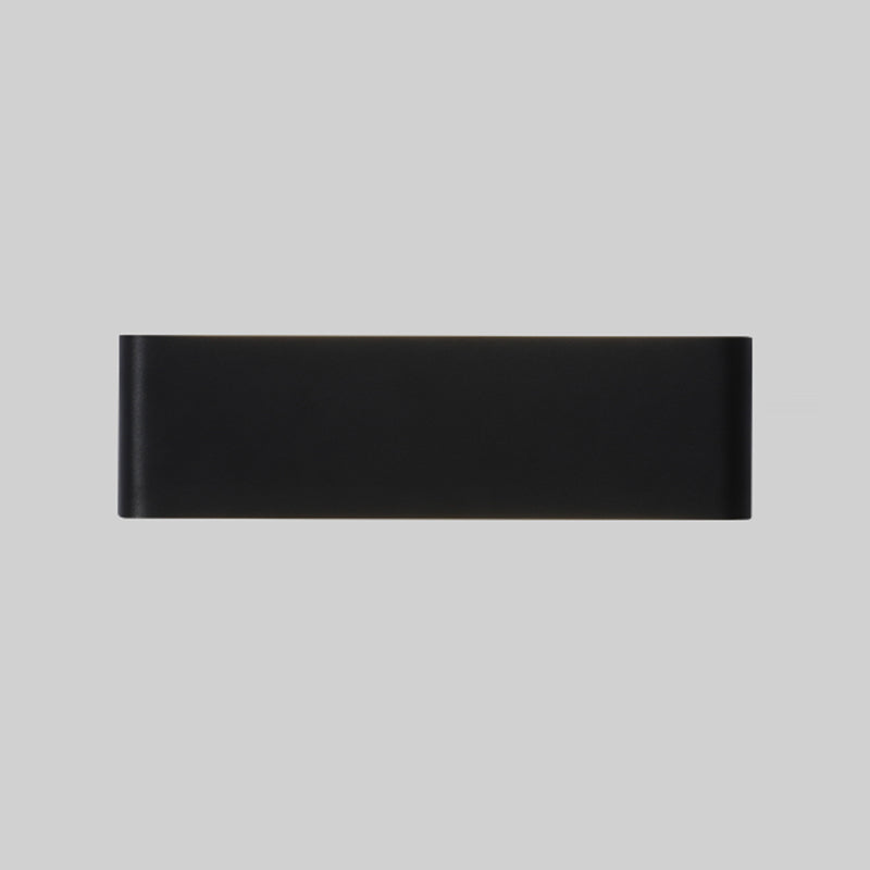 Contemporary Wall Sconce Rectangular Wall Light Fixture with Aluminium