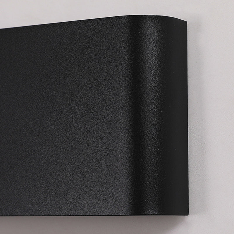 Contemporary Wall Sconce Rectangular Wall Light Fixture with Aluminium