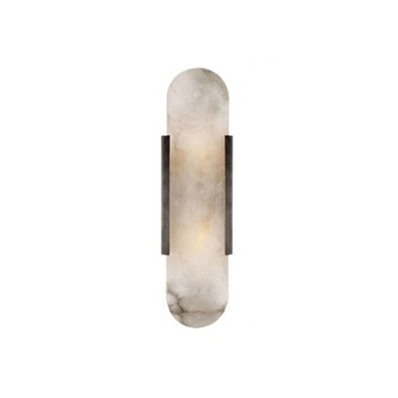 Simple Shape Wall Mounted Light 2 Lights Flush Mount Wall Sconce