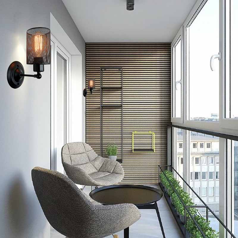 Modern Wall Sconce Adjustable Cylinder Shape Vanity Lamp with Metal Shade for Bathroom