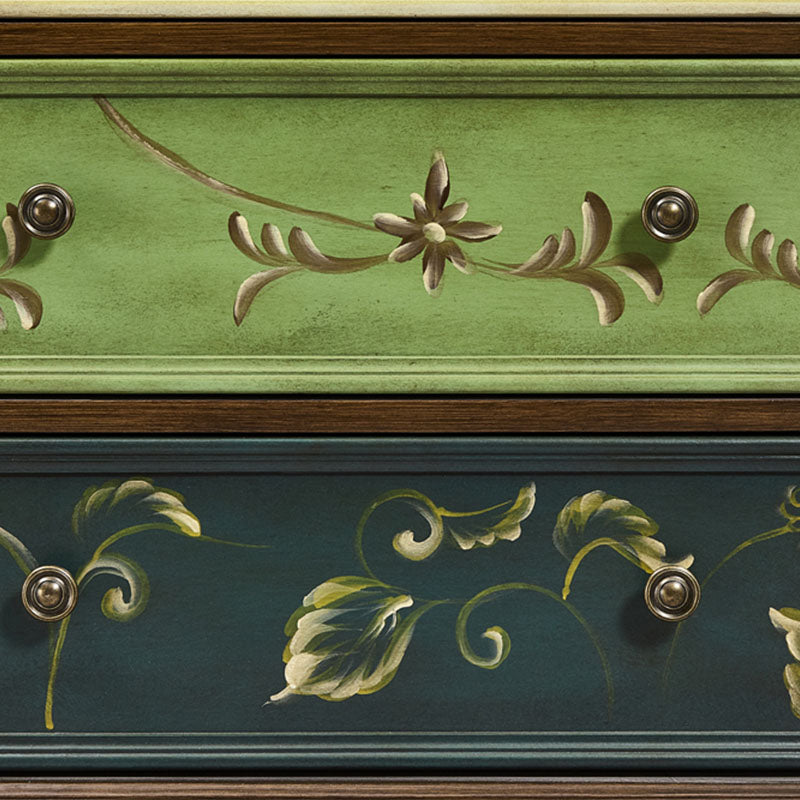 Traditional Style Vertical Lingerie Chest Wood Storage Bachelor Chest for Bedroom