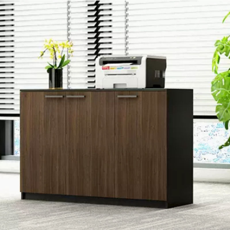 Nordic Style Filing Cabinet Wooden Frame Lateral File Cabinet