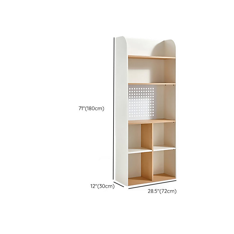 Scandinavian Standard Kids Bookcase in Solid Wood Closed Back