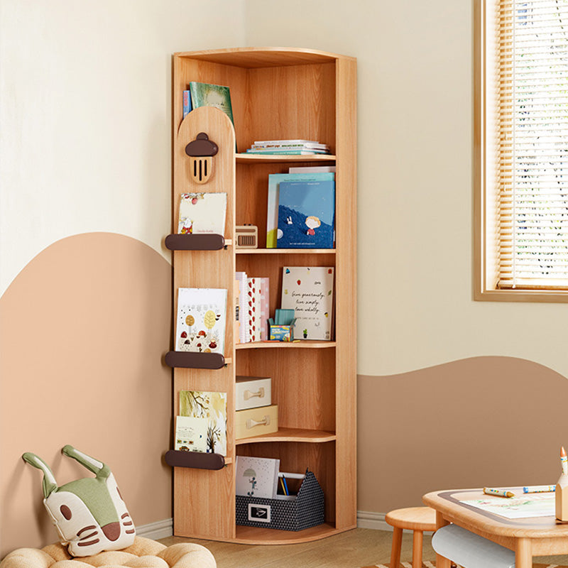 Scandinavian Closed Back Book Shelf Freestanding Standard Kids Bookshelf