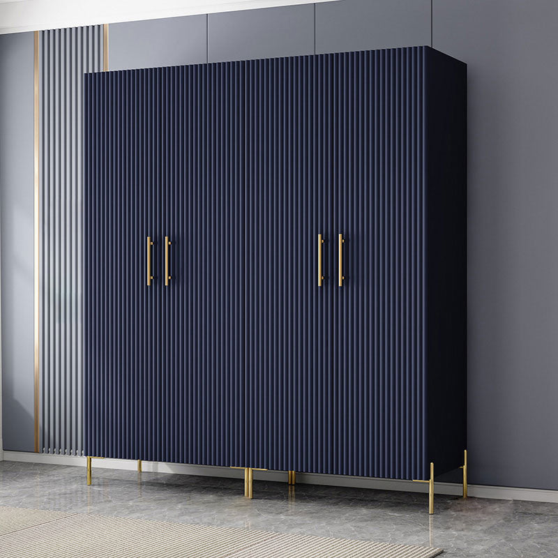 Manufactured Wood Kid's Wardrobe Contemporary Armoire Closet with Garment Rod