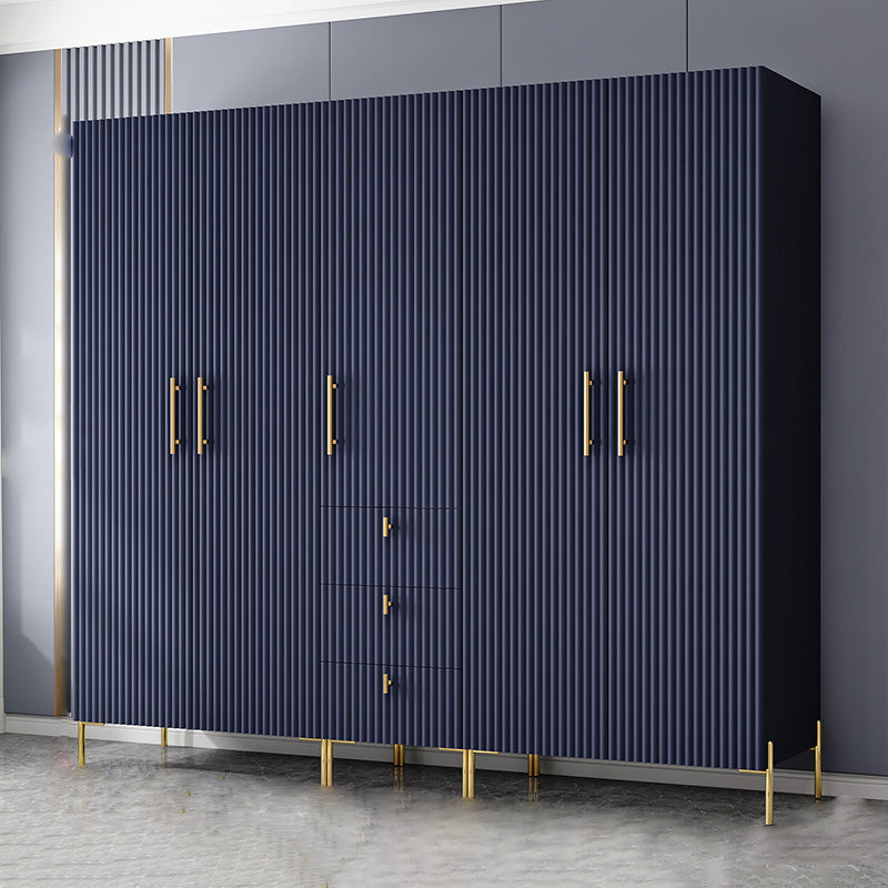 Manufactured Wood Kid's Wardrobe Contemporary Armoire Closet with Garment Rod