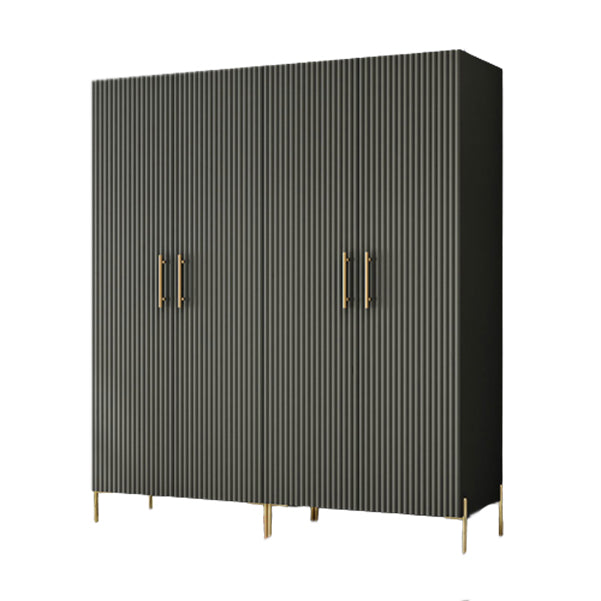 Manufactured Wood Kid's Wardrobe Contemporary Armoire Closet with Garment Rod