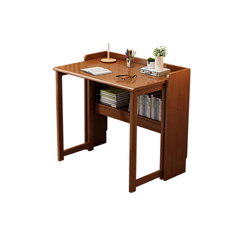 Writing Desk Folding Kids Desk and Chair Set with Storage Shelf