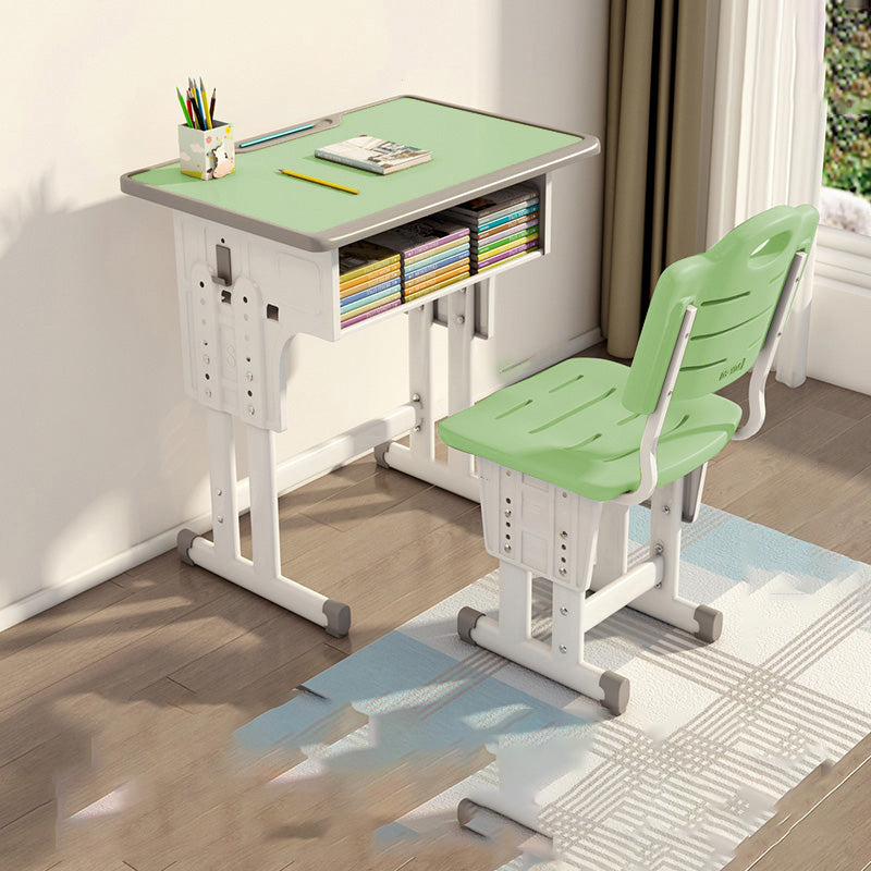 Adjustable Home Kids Desk Writing Desk Kids Desk and Chair with Hutch