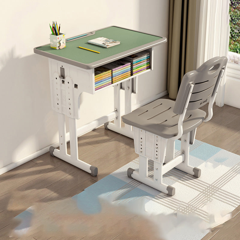 Adjustable Home Kids Desk Writing Desk Kids Desk and Chair with Hutch