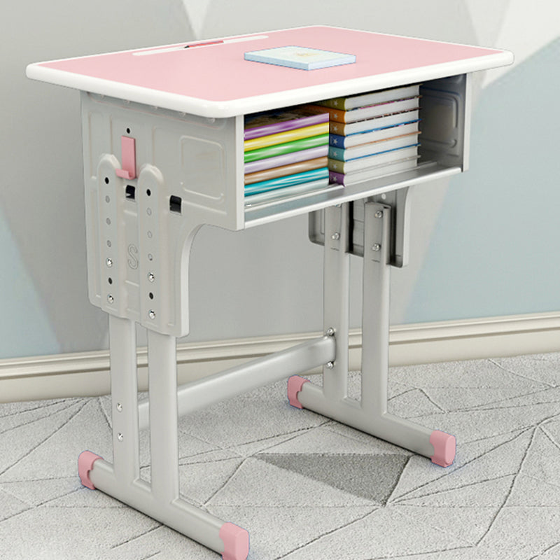 Adjustable Home Kids Desk 23.6" W Writing Desk Kids with Storage