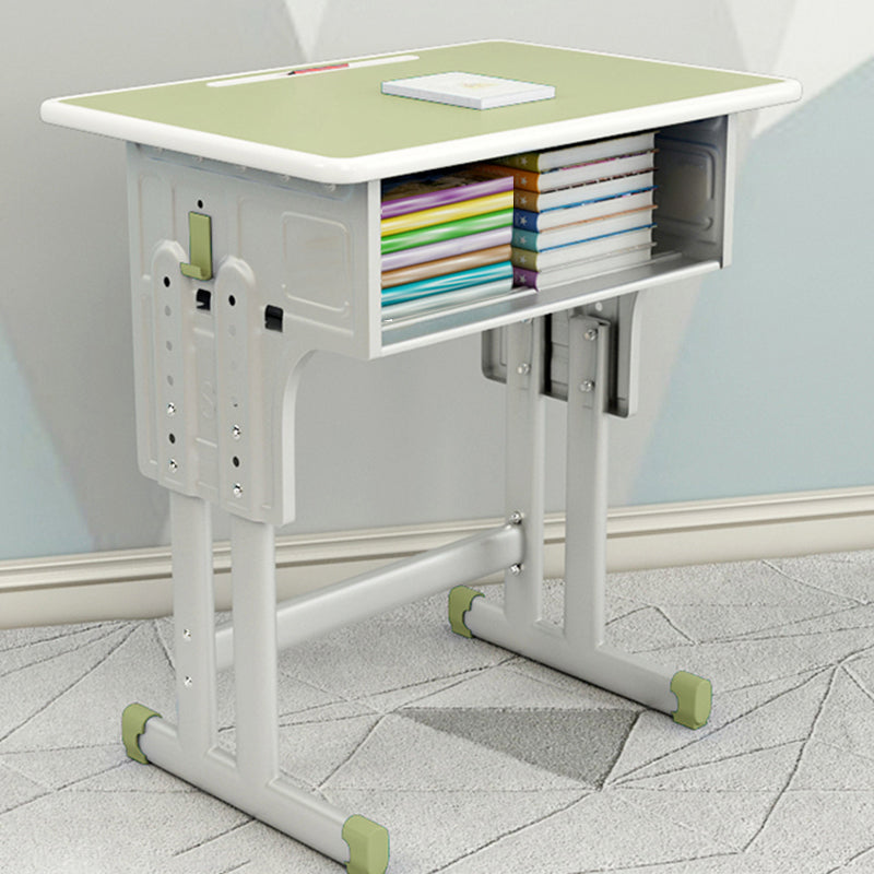 Adjustable Home Kids Desk 23.6" W Writing Desk Kids with Storage