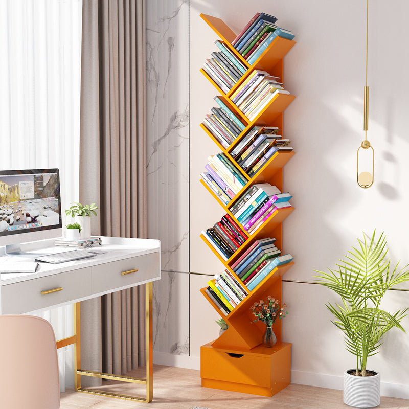 Contemporary Tree Book Shelf Manufactured Wood Standard Kids Bookshelf