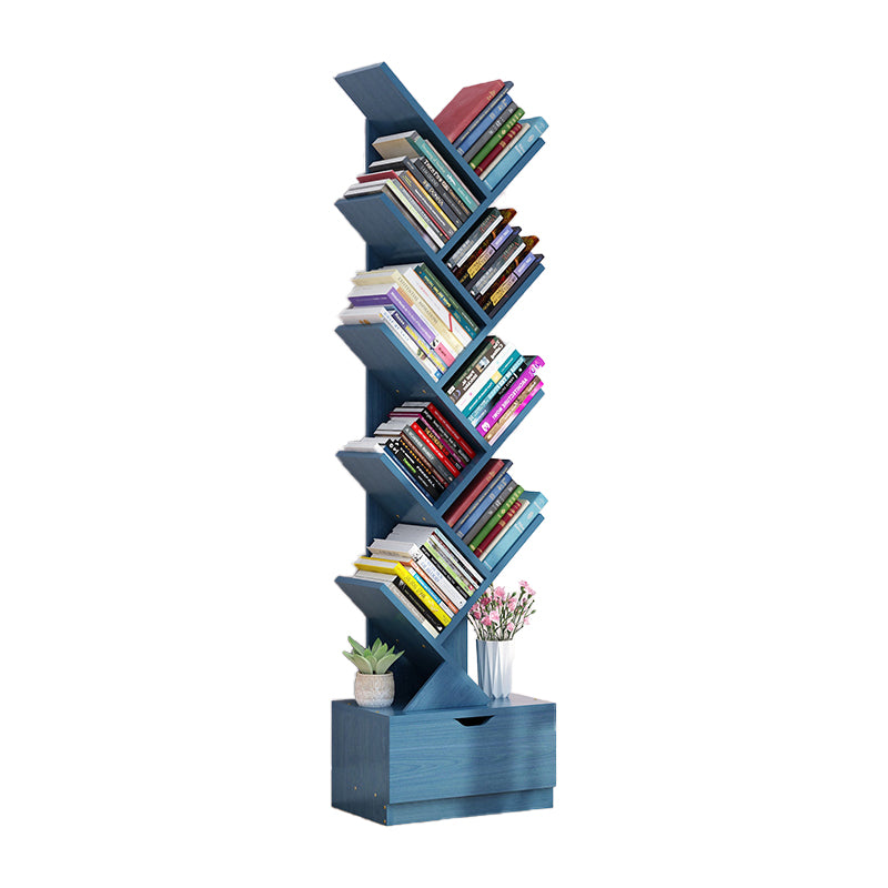 Contemporary Tree Book Shelf Manufactured Wood Standard Kids Bookshelf