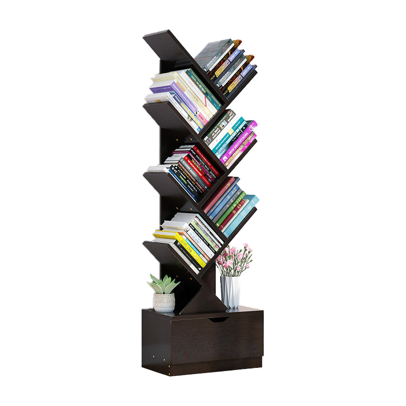 Contemporary Tree Book Shelf Manufactured Wood Standard Kids Bookshelf