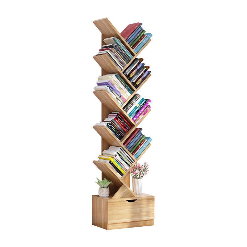 Contemporary Tree Book Shelf Manufactured Wood Standard Kids Bookshelf