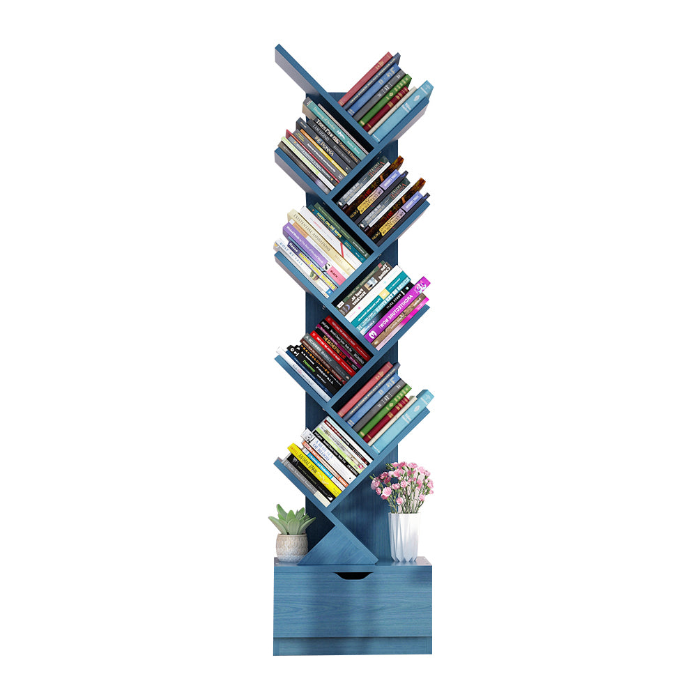 Contemporary Tree Book Shelf Manufactured Wood Standard Kids Bookshelf