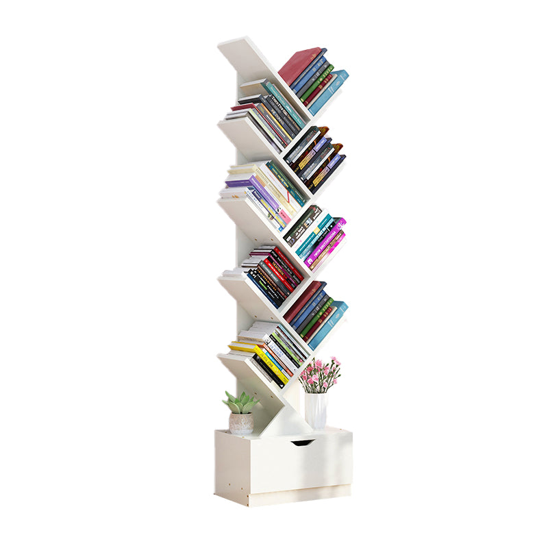 Contemporary Tree Book Shelf Manufactured Wood Standard Kids Bookshelf
