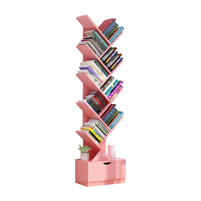 Contemporary Tree Book Shelf Manufactured Wood Standard Kids Bookshelf