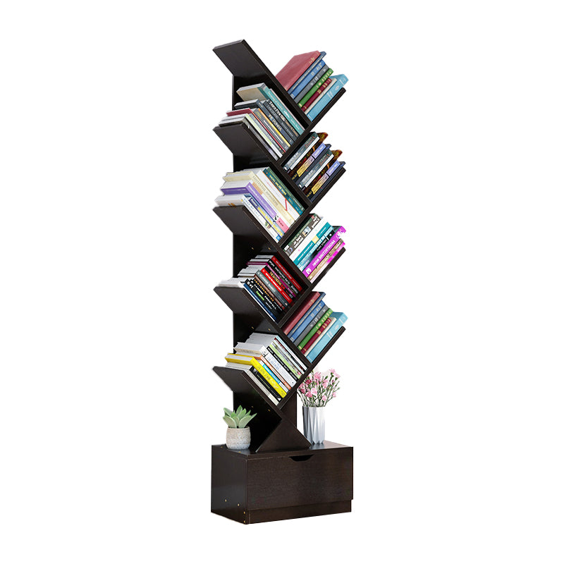 Contemporary Tree Book Shelf Manufactured Wood Standard Kids Bookshelf