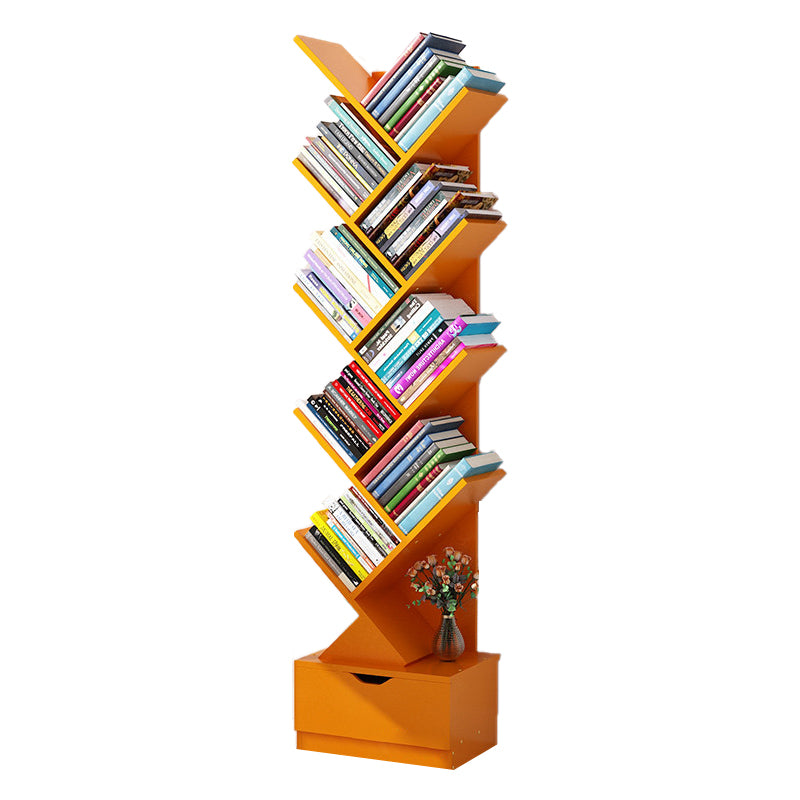 Contemporary Tree Book Shelf Manufactured Wood Standard Kids Bookshelf