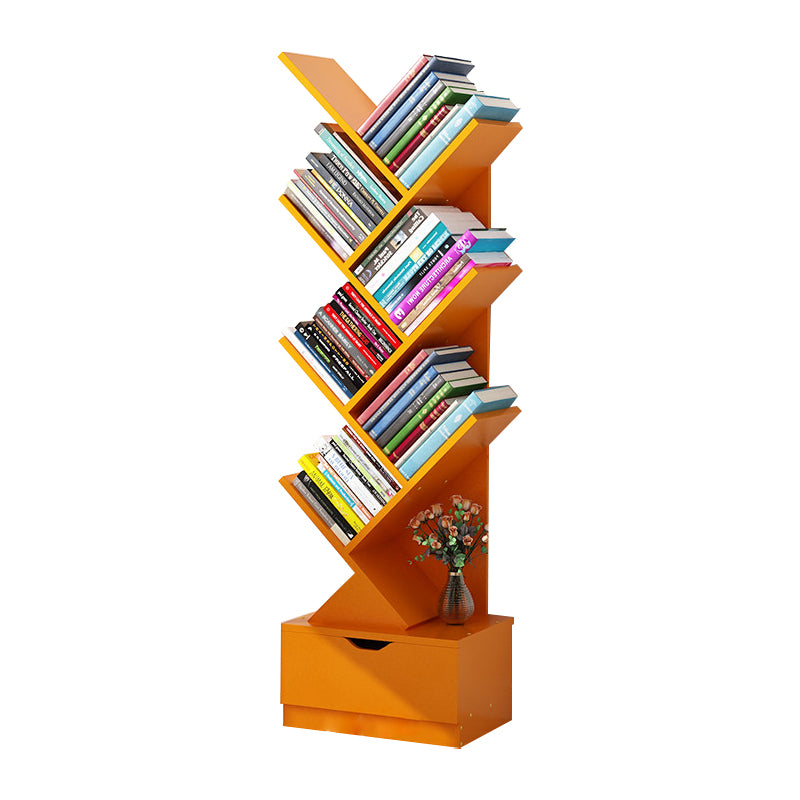 Contemporary Tree Book Shelf Manufactured Wood Standard Kids Bookshelf