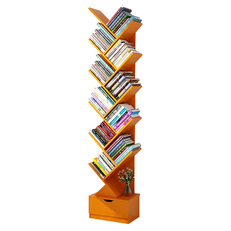 Contemporary Tree Book Shelf Manufactured Wood Standard Kids Bookshelf