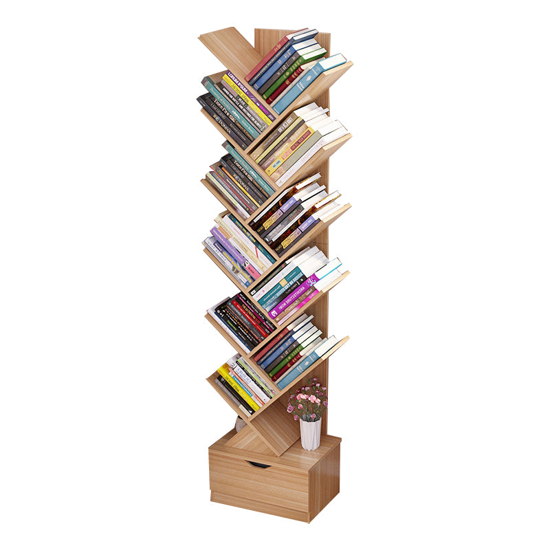 Contemporary Tree Book Shelf Manufactured Wood Standard Kids Bookshelf