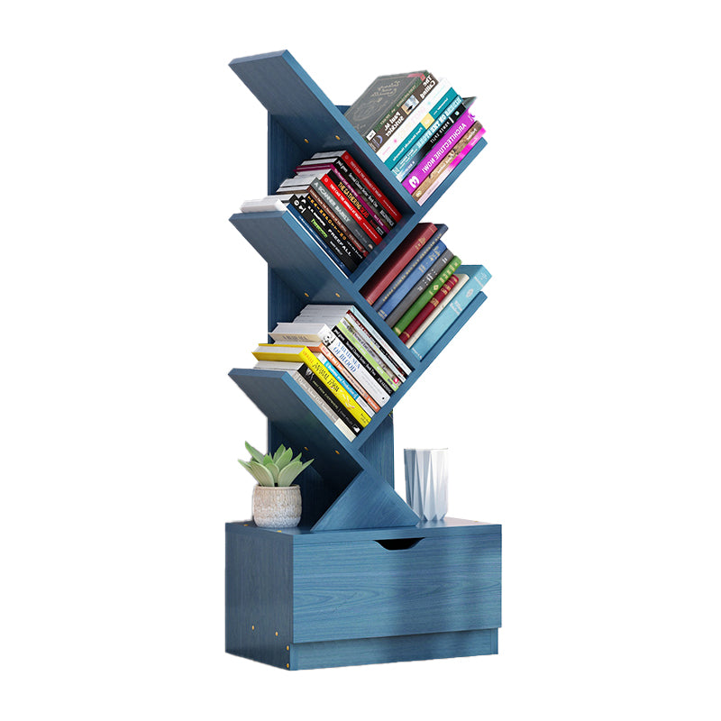 Contemporary Tree Book Shelf Manufactured Wood Standard Kids Bookshelf