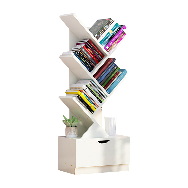 Contemporary Tree Book Shelf Manufactured Wood Standard Kids Bookshelf