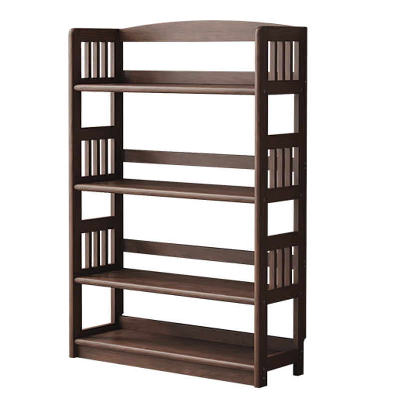 Industrial Closed Back Book Shelf Rubberwood Standard Kids Bookshelf