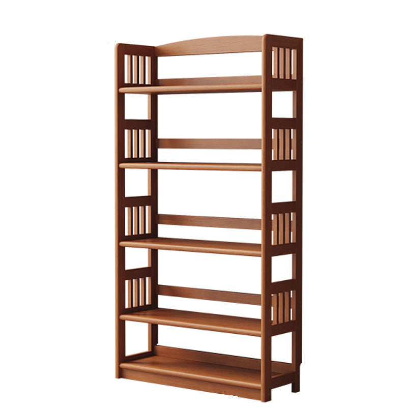 Industrial Closed Back Book Shelf Rubberwood Standard Kids Bookshelf