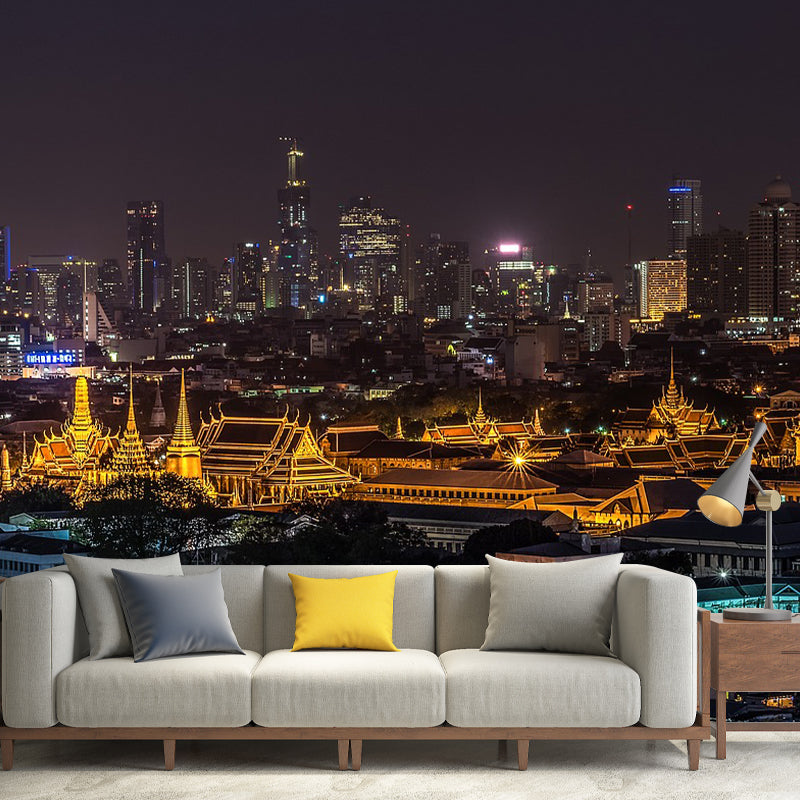 Photography Pattern Mildew Cityscapes  Wall Mural Horizontalt for Wall Decor