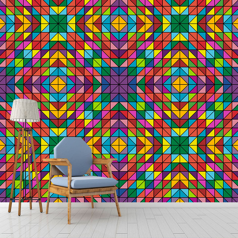 Illustration Novelty Pattern Mildew Wall Mural Horizontalt for Living Room