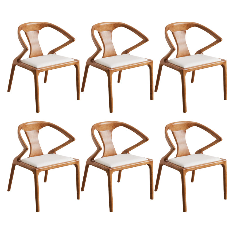 Modern Indoor Dining Arm Chair Solid Wood Windsor Back Arm Chair