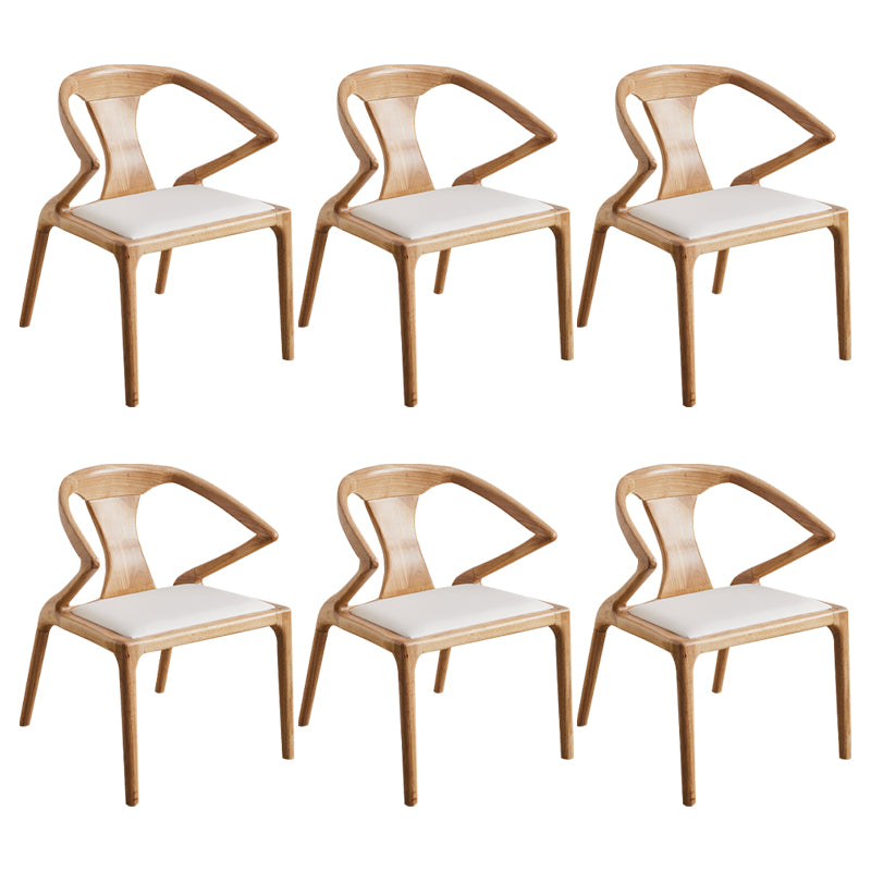 Modern Indoor Dining Arm Chair Solid Wood Windsor Back Arm Chair