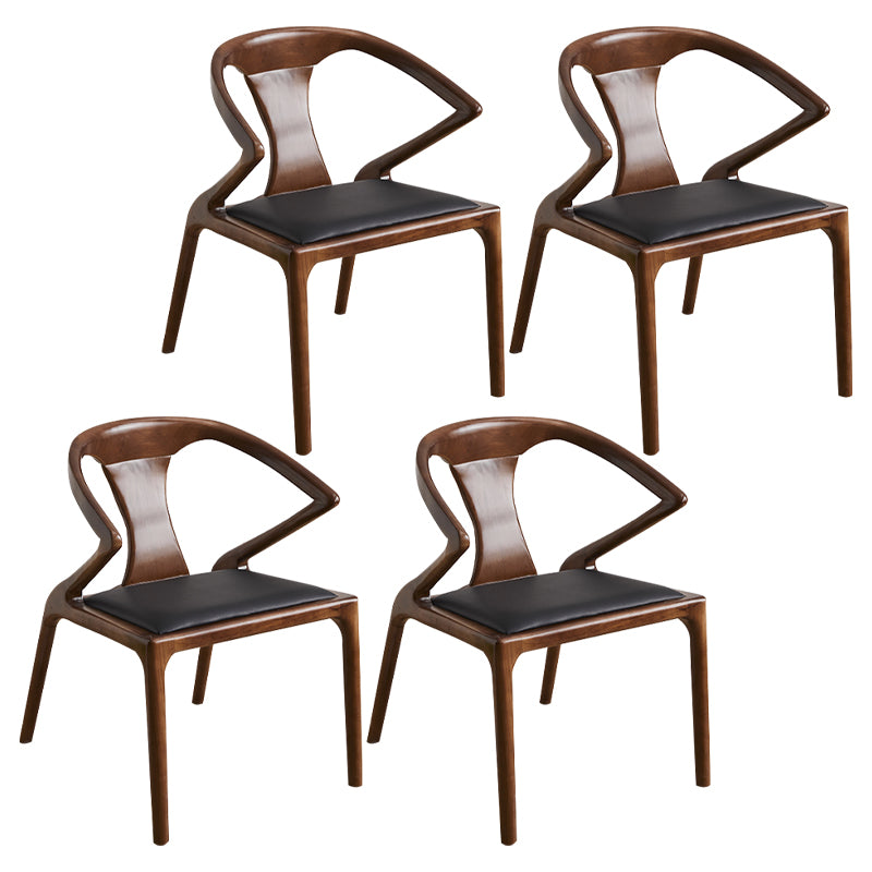 Modern Indoor Dining Arm Chair Solid Wood Windsor Back Arm Chair