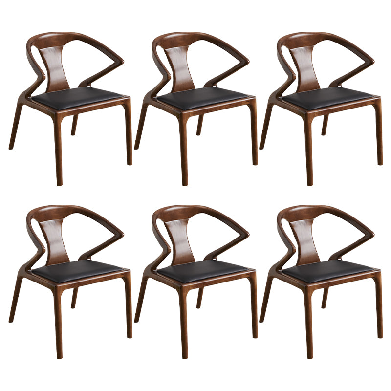 Modern Indoor Dining Arm Chair Solid Wood Windsor Back Arm Chair