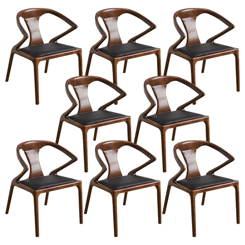 Modern Indoor Dining Arm Chair Solid Wood Windsor Back Arm Chair