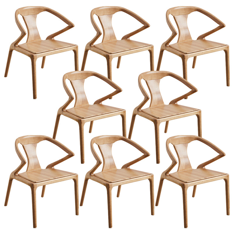 Modern Indoor Dining Arm Chair Solid Wood Windsor Back Arm Chair