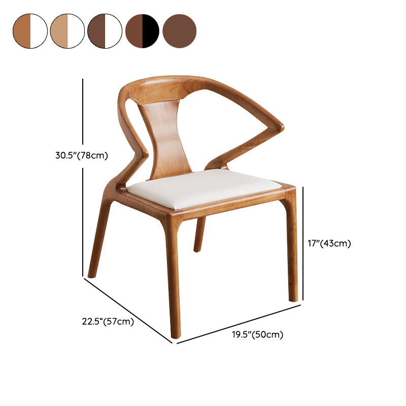 Modern Indoor Dining Arm Chair Solid Wood Windsor Back Arm Chair