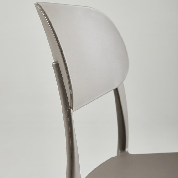 Modern Indoor Stacking Side Chair Plastic Frame Chair with Upholstered
