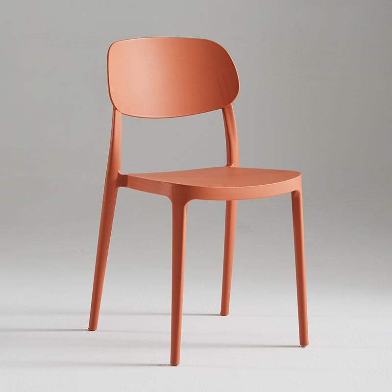 Modern Indoor Stacking Side Chair Plastic Frame Chair with Upholstered
