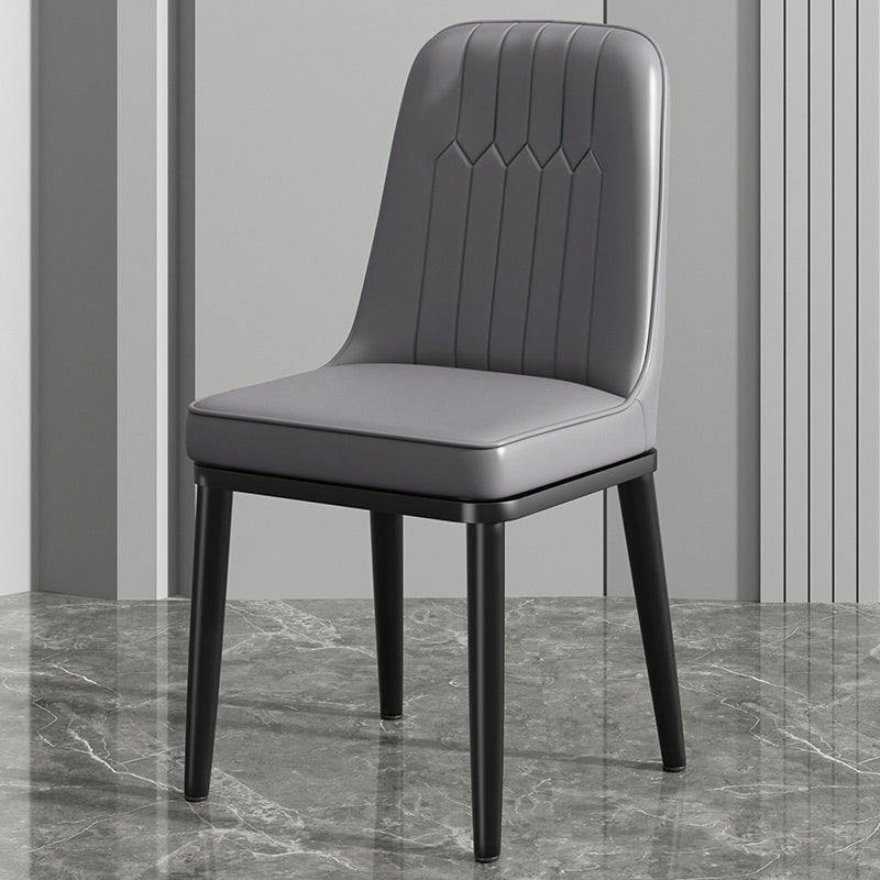Modern Metal Chair Parsons Kitchen Side Chair for Dinning Room
