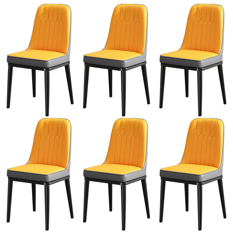 Modern Metal Chair Parsons Kitchen Side Chair for Dinning Room
