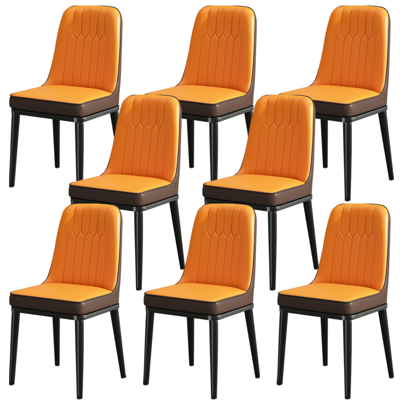Modern Metal Chair Parsons Kitchen Side Chair for Dinning Room