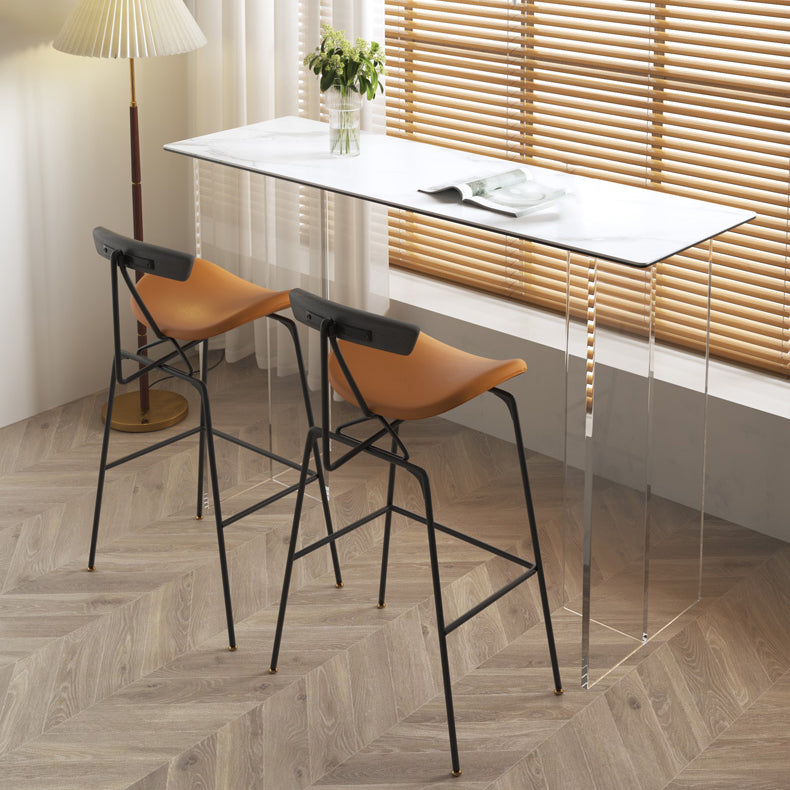 1/2/3 Pieces Bar Stool and Table Set Contemporary for Living Room